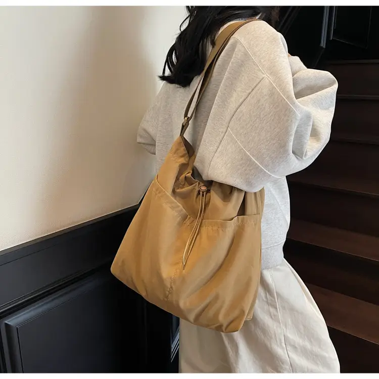 Pink Drawstring Shoulder Bag for Women — feature 26