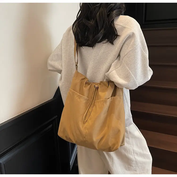 Pink Drawstring Shoulder Bag for Women — feature 30