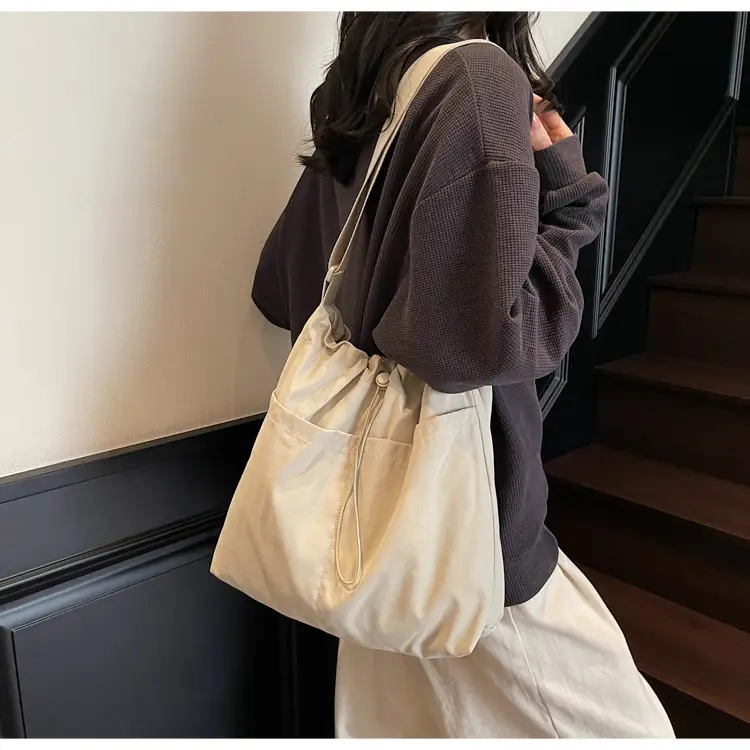 Pink Drawstring Shoulder Bag for Women — feature 31