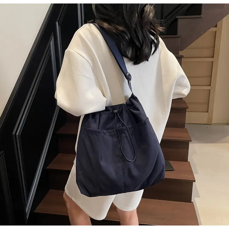 Pink Drawstring Shoulder Bag for Women — feature 46