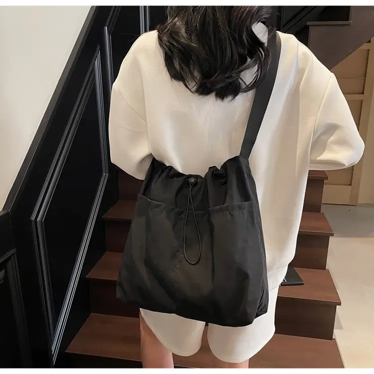Pink Drawstring Shoulder Bag for Women — feature 48