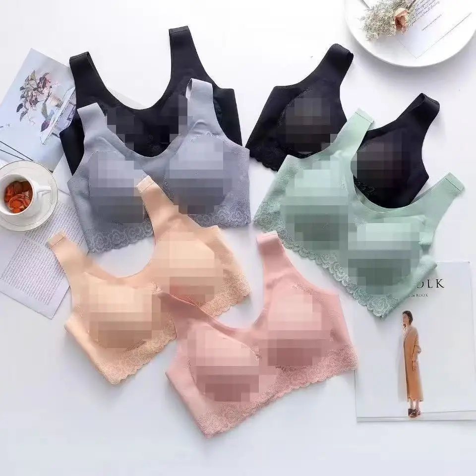 Thai Lace No Mark Sports Bra No Steel Ring - Image 9