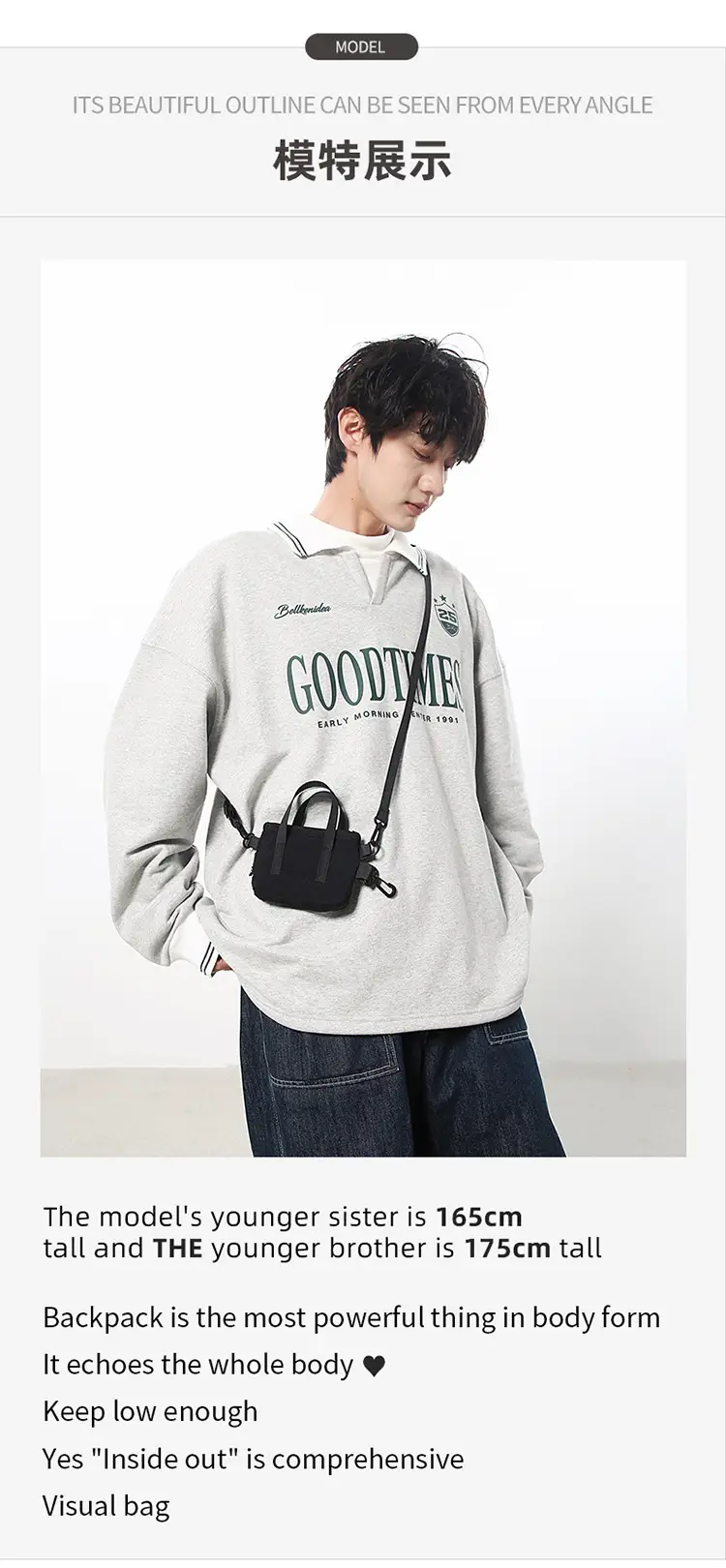 Men's Mini Crossbody Headphone Bag 5 Colors — feature 8