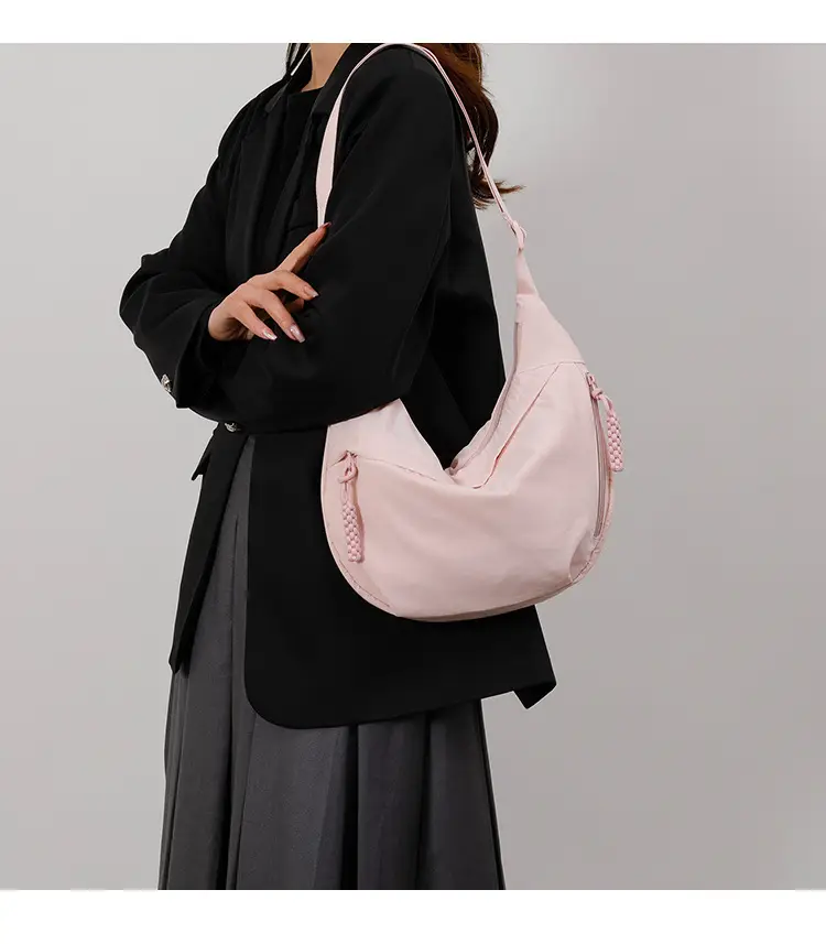 Gray Korean Style Shoulder Bag for Women 2026 — feature 2