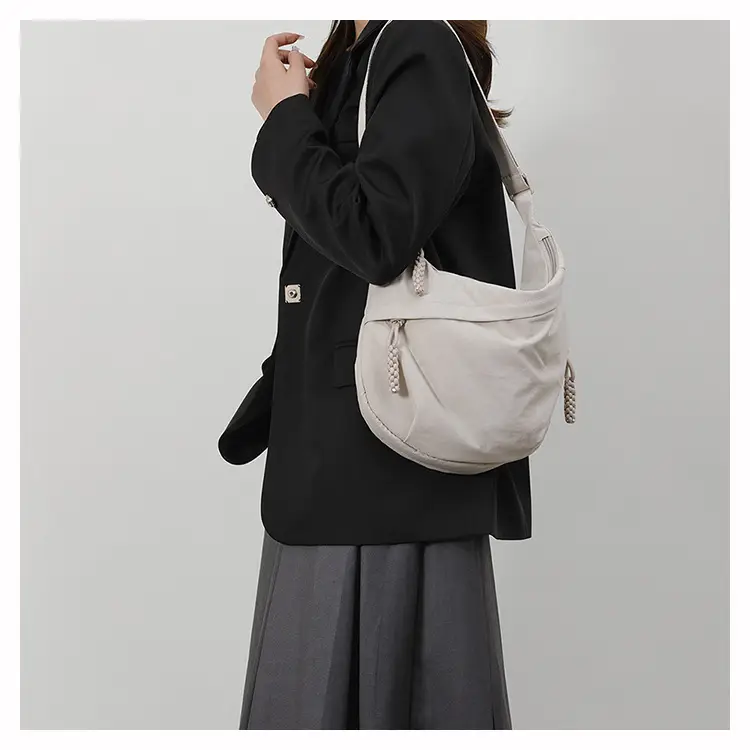 Gray Korean Style Shoulder Bag for Women 2026 — feature 36