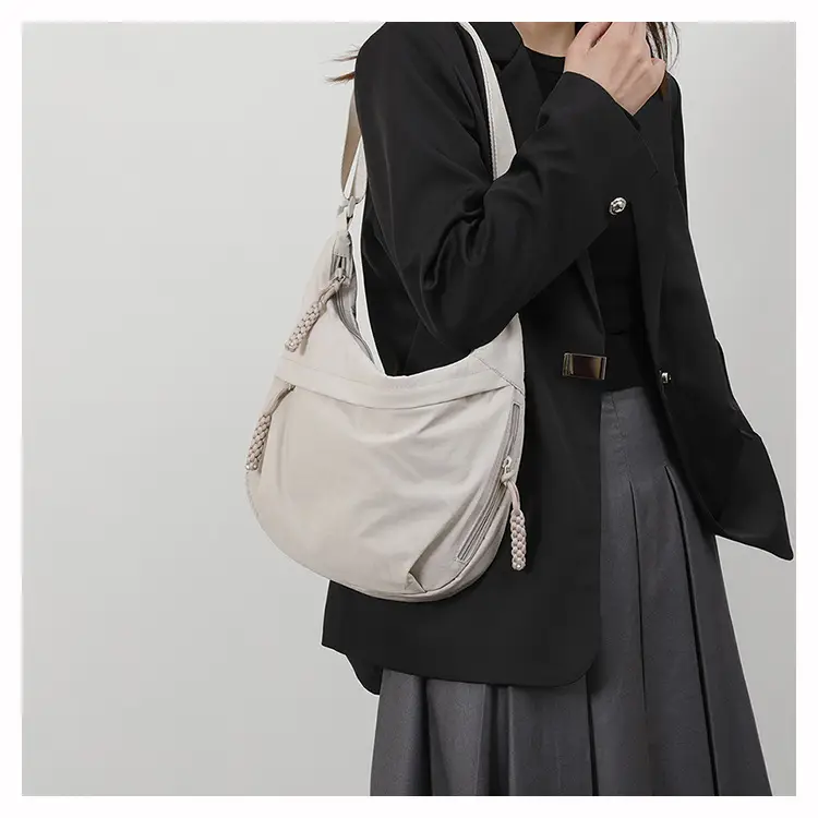 Gray Korean Style Shoulder Bag for Women 2026 — feature 37
