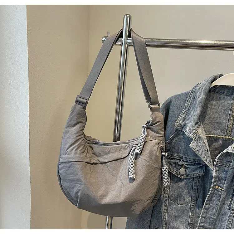 Gray Korean Style Shoulder Bag for Women 2026 - Image 23
