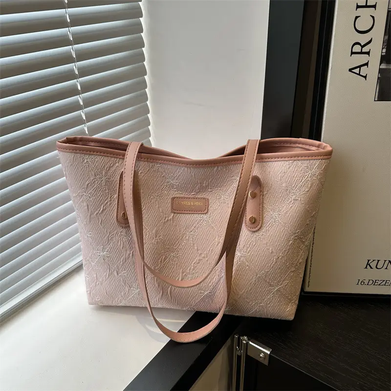 Pink Quilted Shoulder Bag for Women 2025 - Image 5