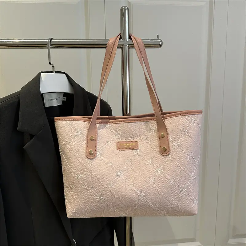 Pink Quilted Shoulder Bag for Women 2025 - Image 3