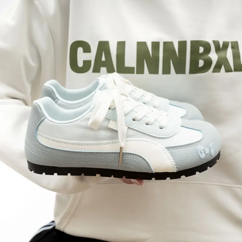 White Korean Style Women's 2026 Spring Sneakers - Image 5