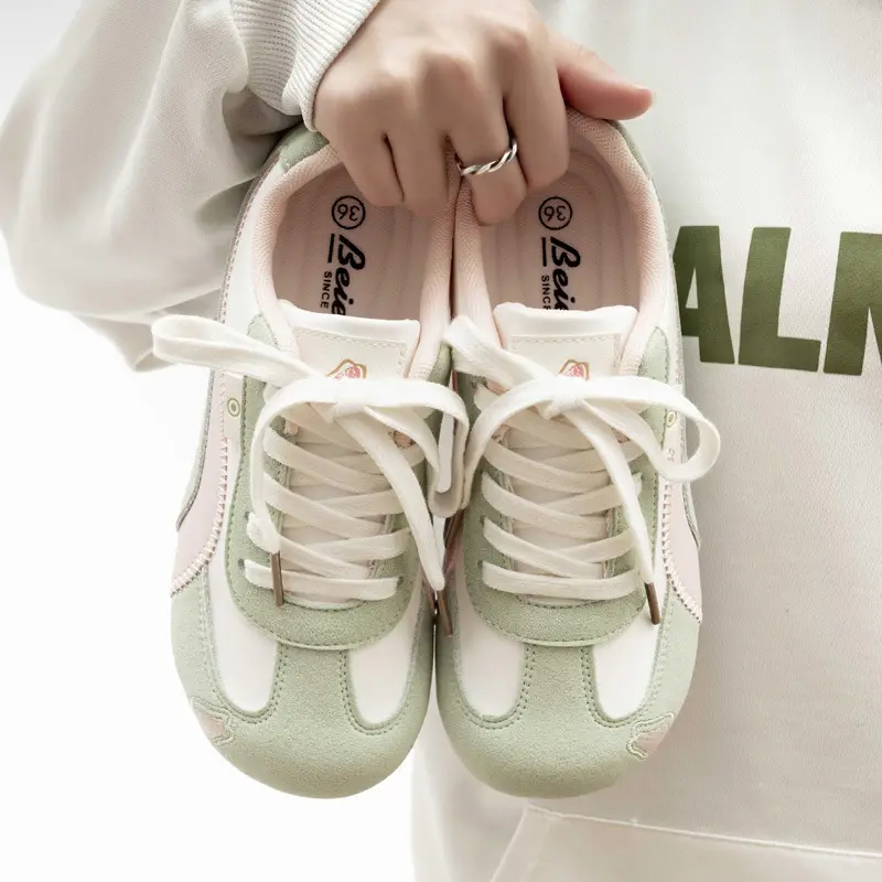 White Korean Style Women's 2026 Spring Sneakers - Image 7
