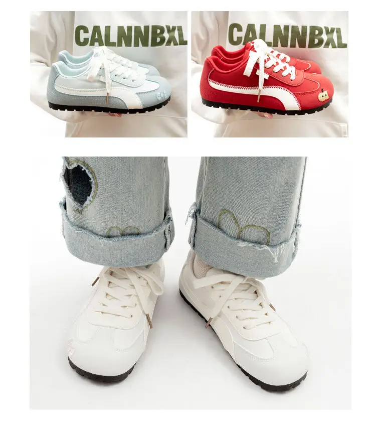 White Korean Style Women's 2026 Spring Sneakers — feature 10