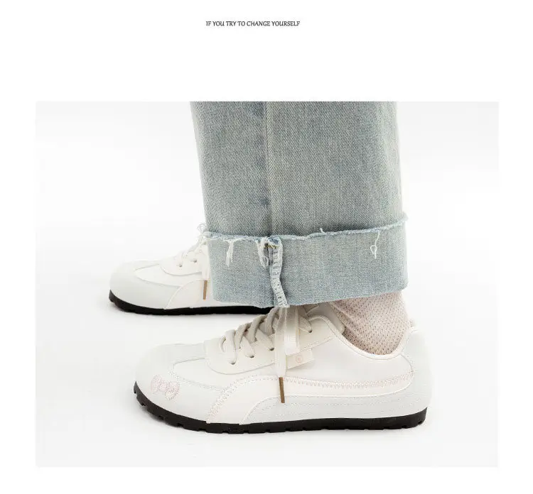 White Korean Style Women's 2026 Spring Sneakers — feature 11