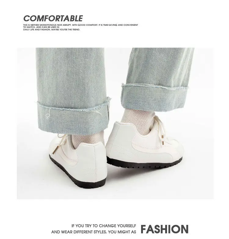 White Korean Style Women's 2026 Spring Sneakers — feature 12