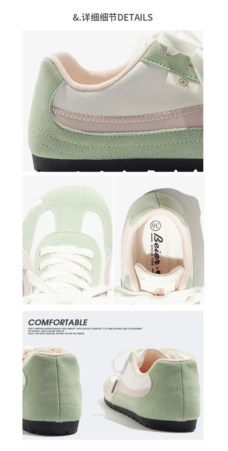 White Korean Style Women's 2026 Spring Sneakers — feature 3