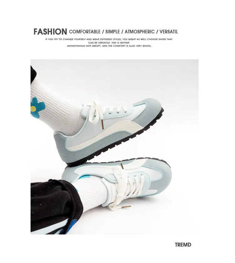 White Korean Style Women's 2026 Spring Sneakers — feature 4