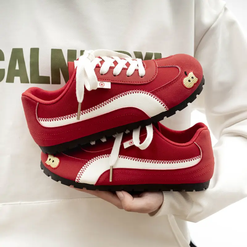 White Korean Style Women's 2026 Spring Sneakers - Image 2