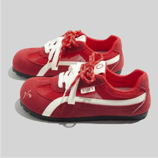 White Korean Style Women's 2026 Spring Sneakers - Image 3