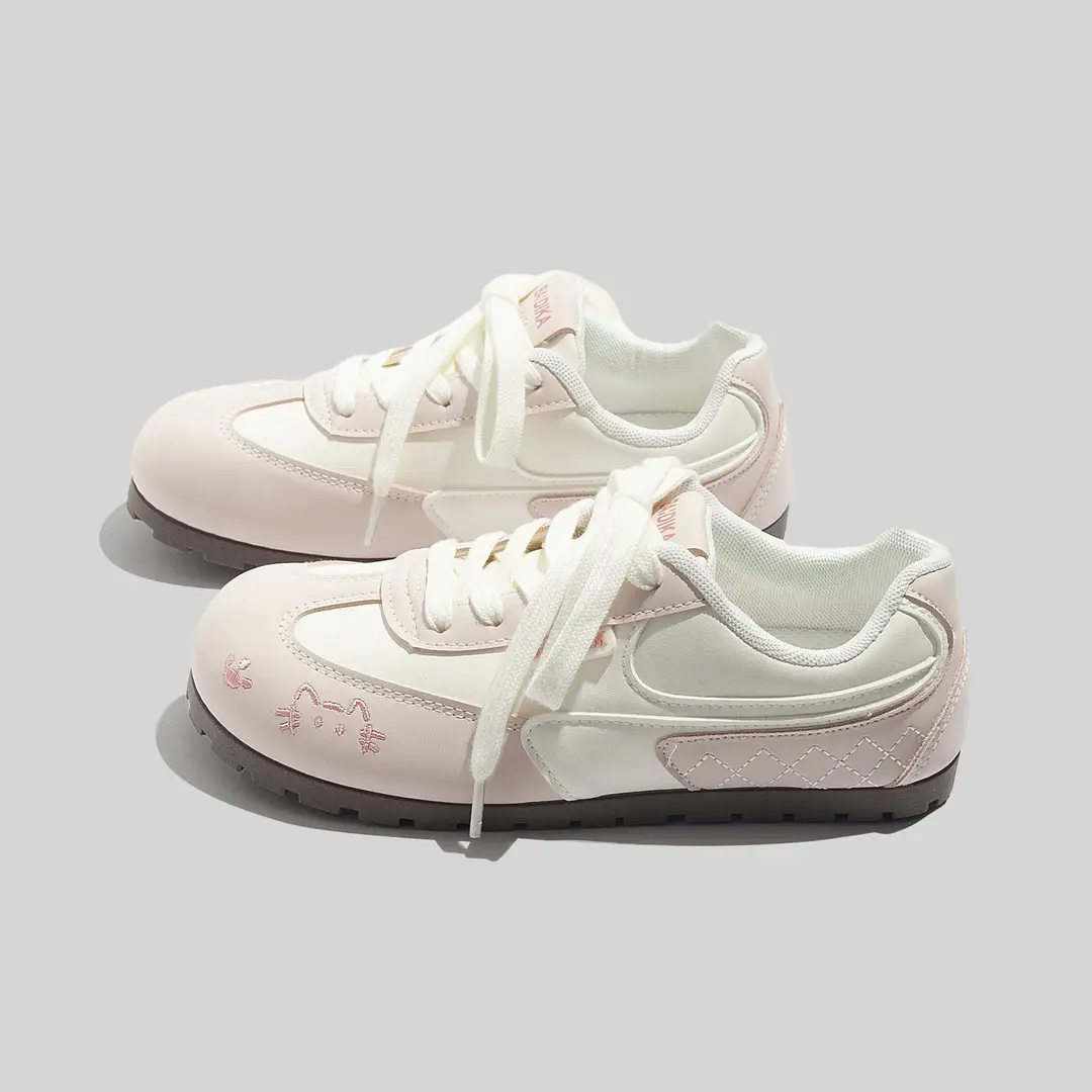 Beier Versatile Korean Style Women's 2026 Spring New Sneakers Student Soft-Soled White Shoes German Training Shoes Breathable Single Shoes - Image 6