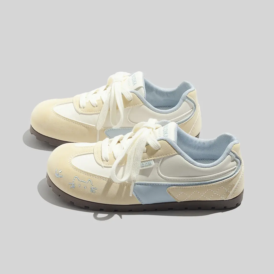 Beier Versatile Korean Style Women's 2026 Spring New Sneakers Student Soft-Soled White Shoes German Training Shoes Breathable Single Shoes - Image 7