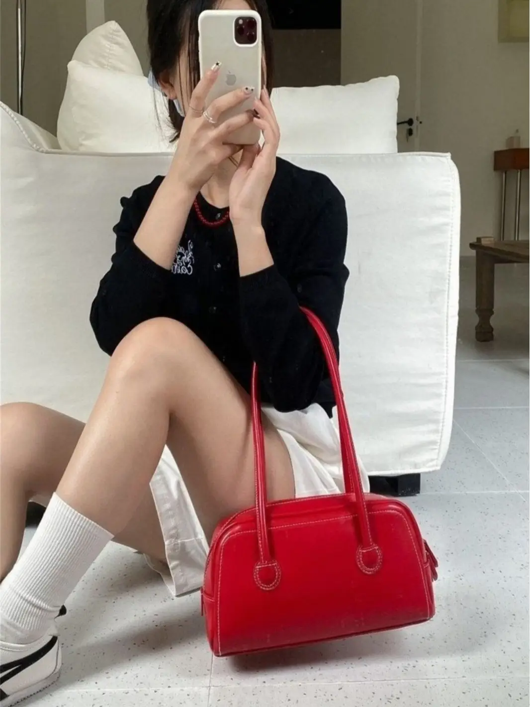 2025 New Arrival Silver Zipper Tote Bag for Women