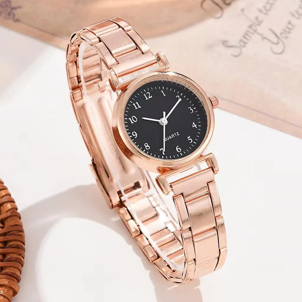 Cross-border Hot Sale New Style silver Elegant Bamboo Chain Watch Women High School Students Simple Fashion Light Luxury Small Dial