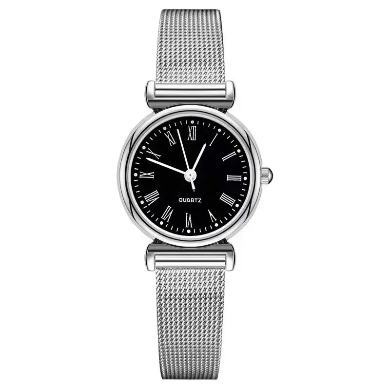 Cross-border Hot Sale New Style silver Elegant Bamboo Chain Watch Women High School Students Simple Fashion Light Luxury Small Dial