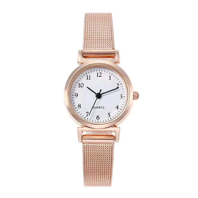 Cross-border Hot Sale New Style silver Elegant Bamboo Chain Watch Women High School Students Simple Fashion Light Luxury Small Dial