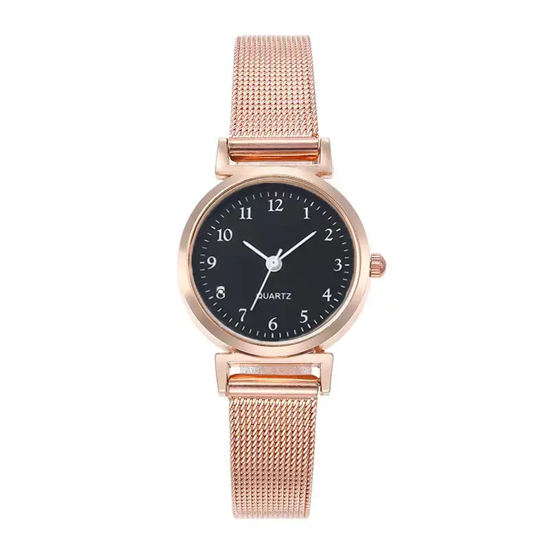 Cross-border Hot Sale New Style silver Elegant Bamboo Chain Watch Women High School Students Simple Fashion Light Luxury Small Dial