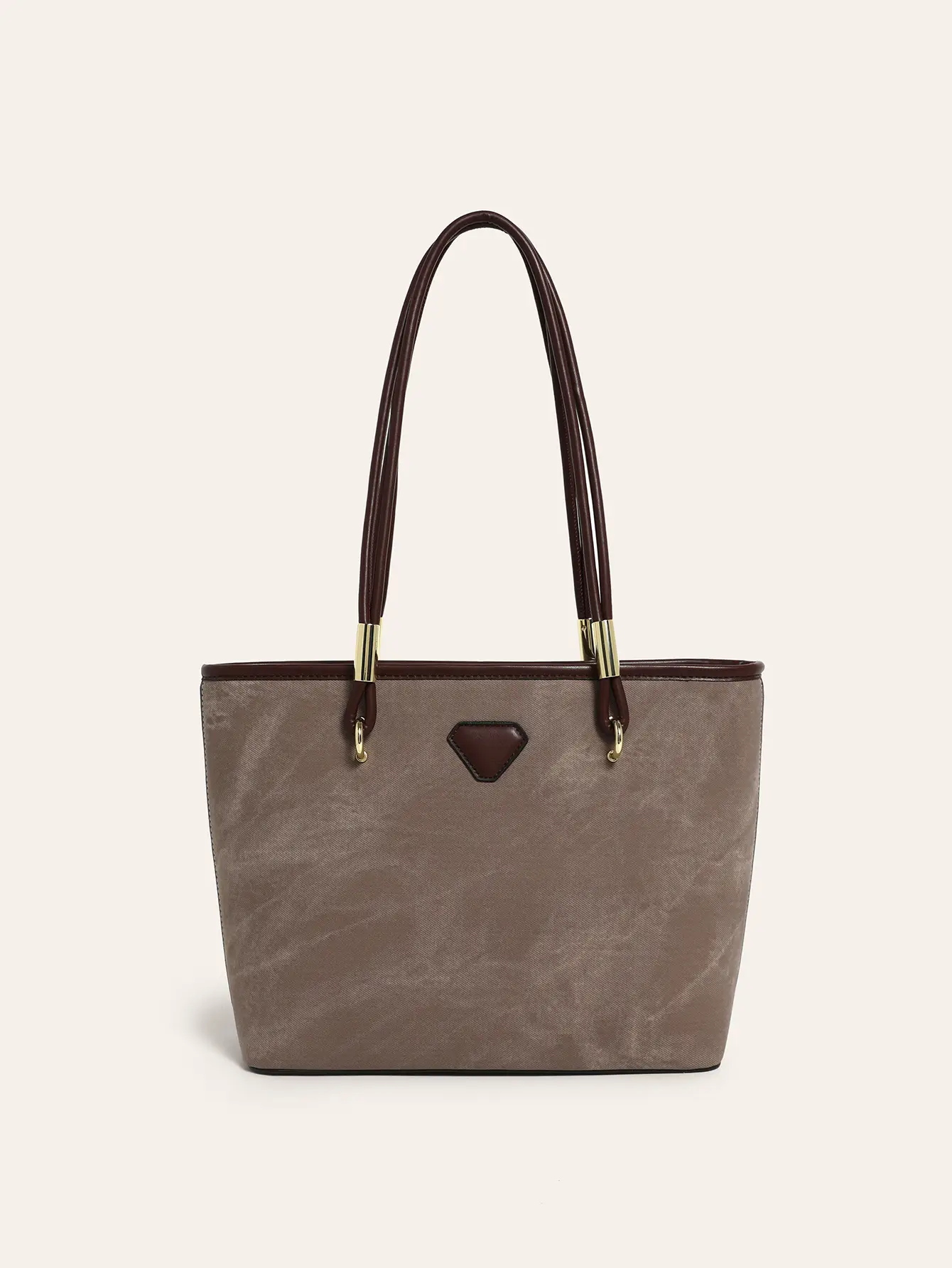 Red Women's Shoulder Bag with Heart Detail - Image 2