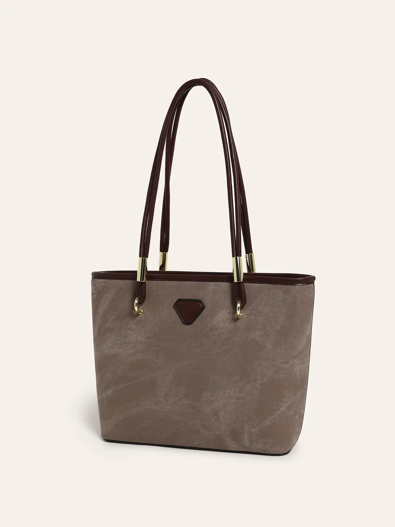 Red Women's Shoulder Bag with Heart Detail - Image 5