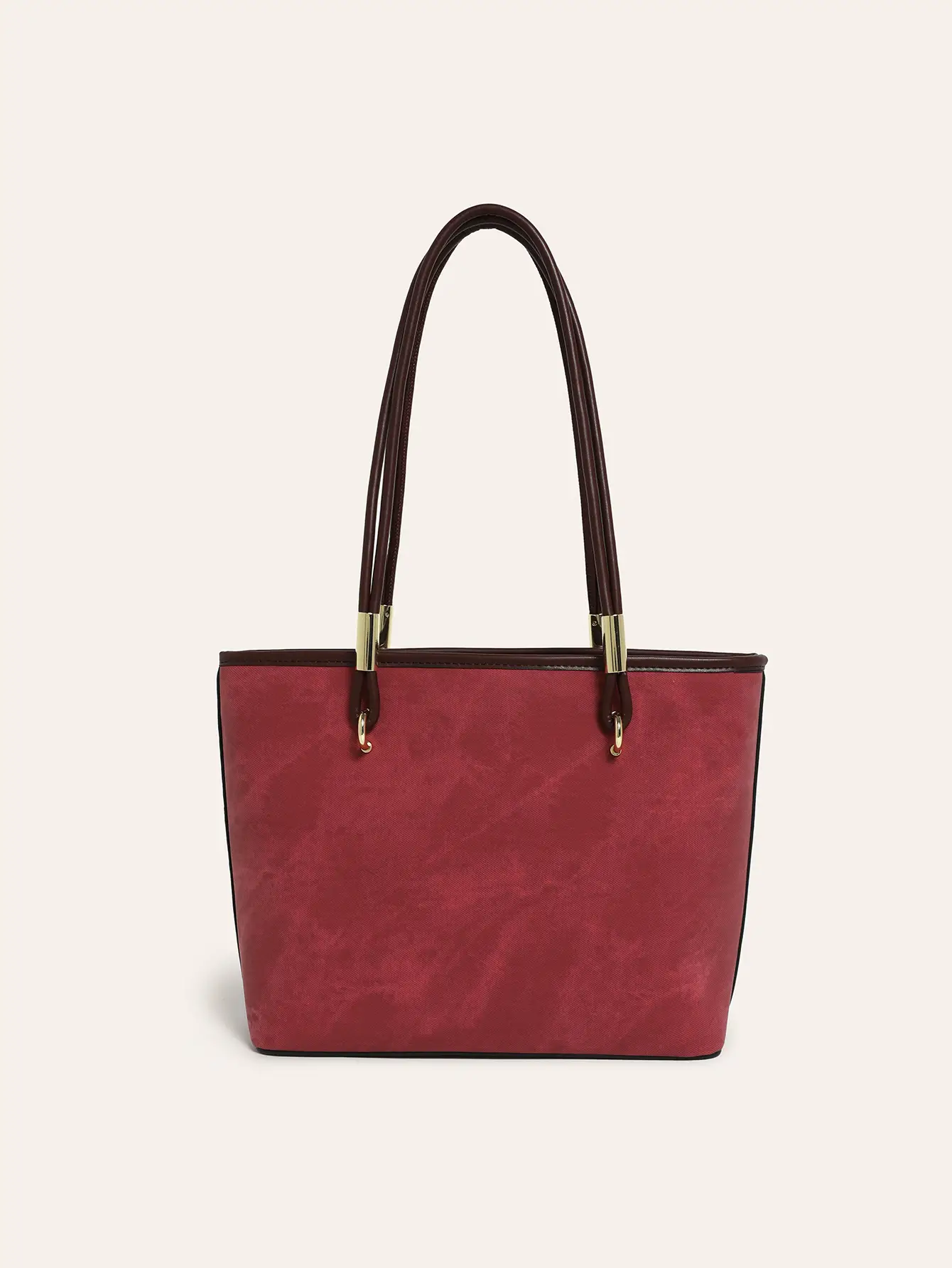 Red Women's Shoulder Bag with Heart Detail — feature 4