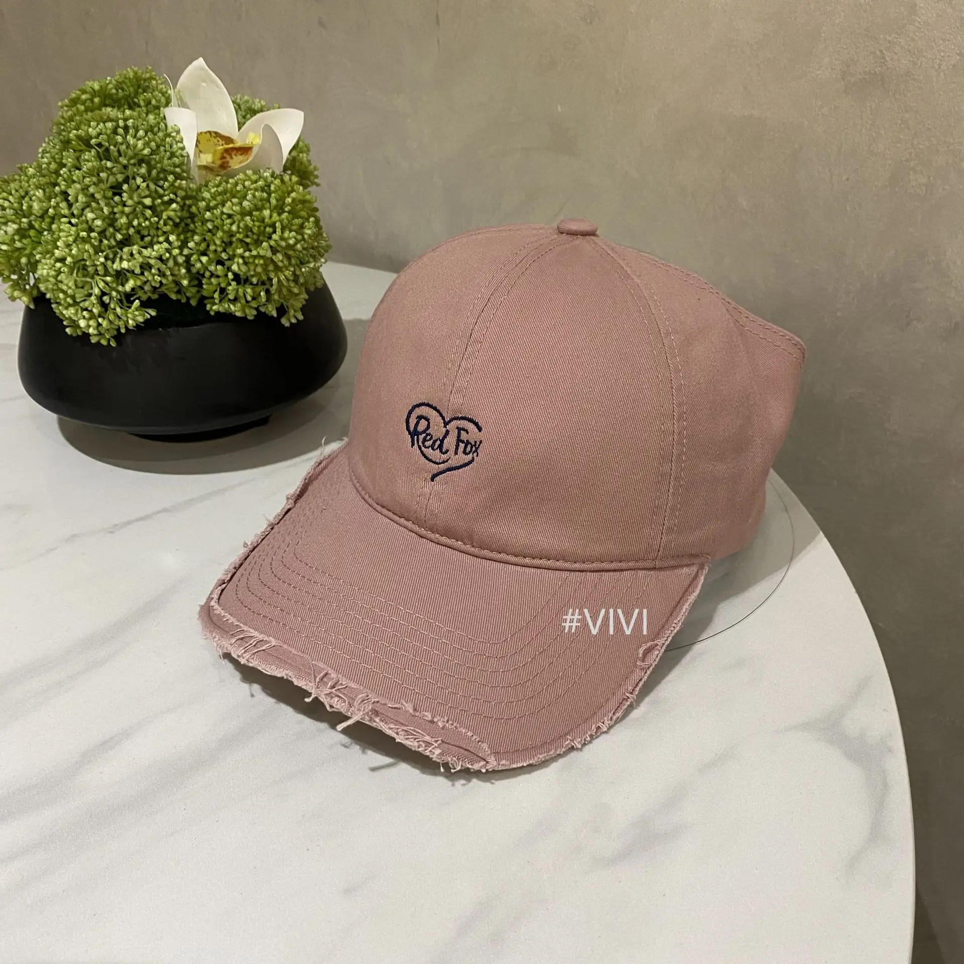 Pink Embroidered Baseball Cap for Women 2025 - Image 3