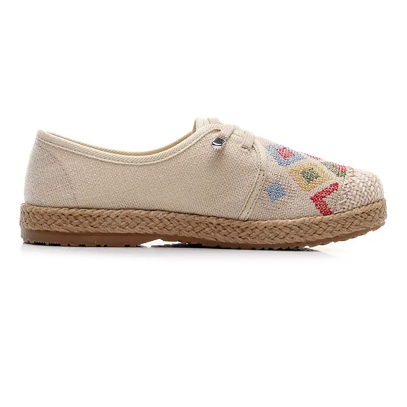 New Old Beijing Cloth Shoes Ethnic Style Breathable Flat Soft Bottom Casual Middle-aged and Elderly Mother Non-slip Slip-on Shoes — feature 14