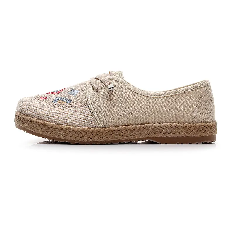 New Old Beijing Cloth Shoes Ethnic Style Breathable Flat Soft Bottom Casual Middle-aged and Elderly Mother Non-slip Slip-on Shoes — feature 16