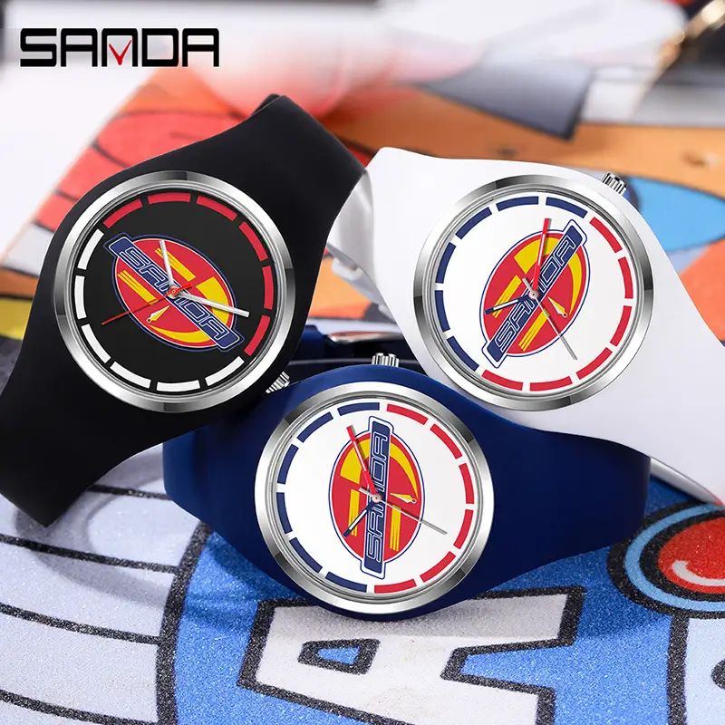 Sanda Women's Mint Quartz Watch Waterproof Electronic Band - Image 27