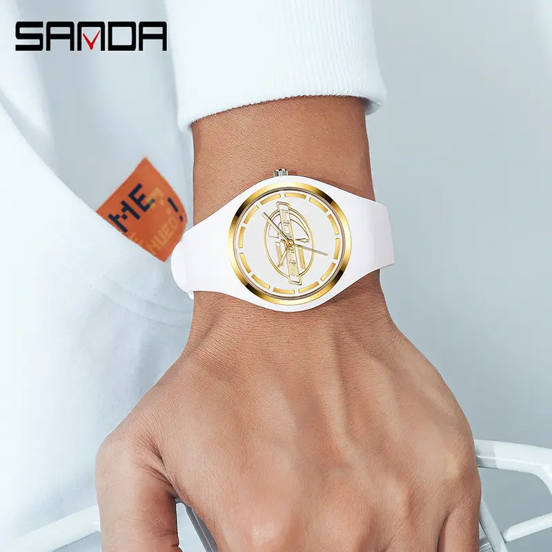 Sanda Women's Mint Quartz Watch Waterproof Electronic Band - Image 28
