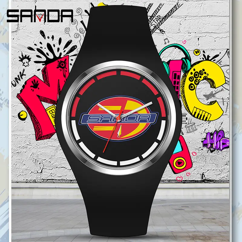 Sanda Women's Mint Quartz Watch Waterproof Electronic Band - Image 29