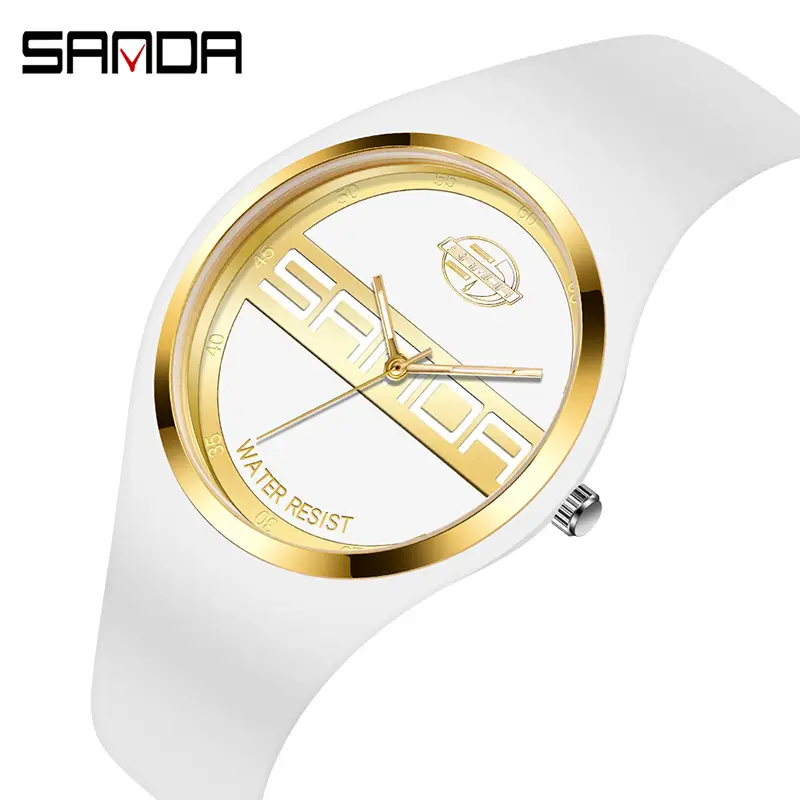 Sanda Women's Mint Quartz Watch Waterproof Electronic Band - Image 31