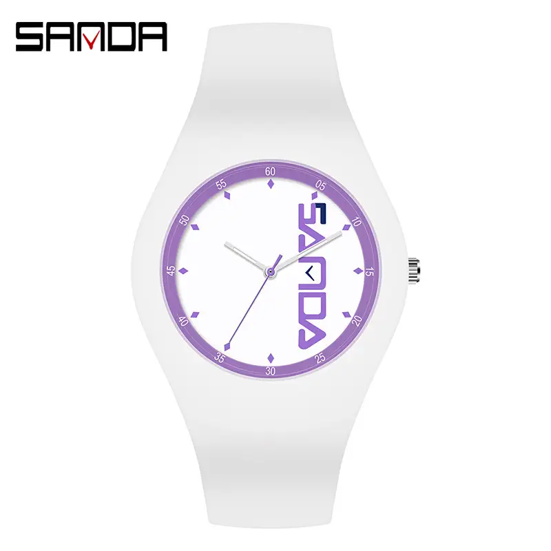 Sanda Women's Mint Quartz Watch Waterproof Electronic Band - Image 18