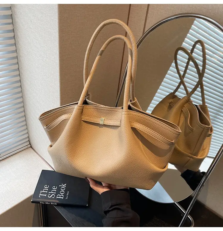 Korean Style Tan Shoulder Bag for Women 2026 — feature 32