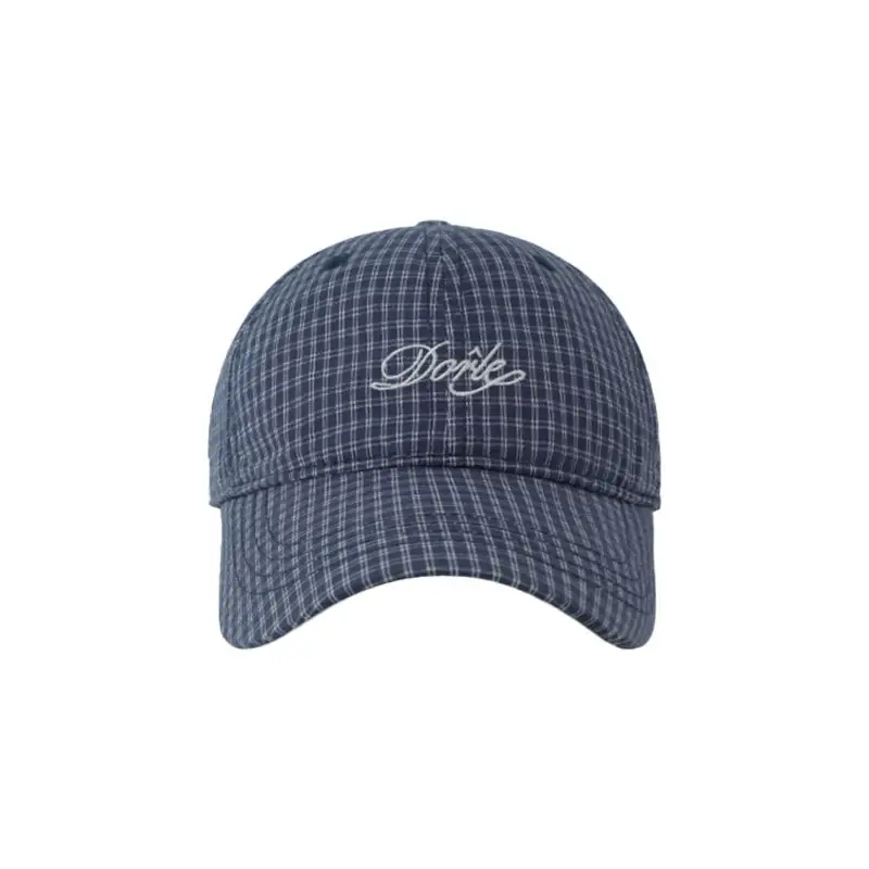 Pure Cotton Houndstooth Hat for Women Spring Summer - Image 6