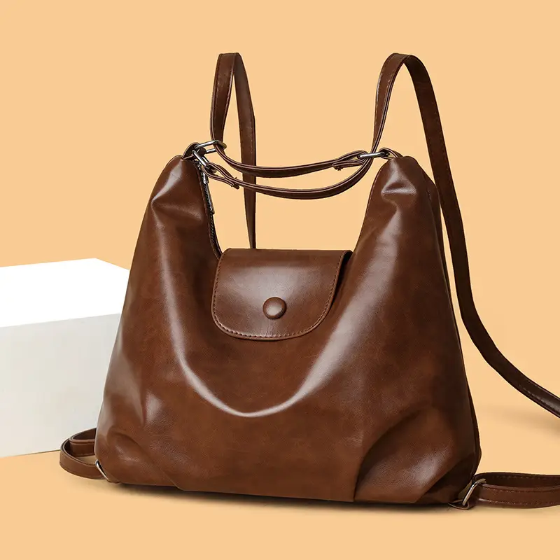 Black Leather Tote Bag for Women 2025 New Spring Commuter - Image 6