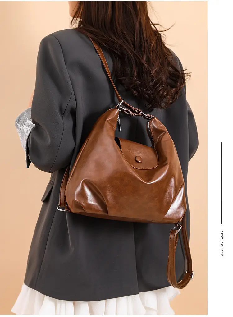 Black Leather Tote Bag for Women 2025 New Spring Commuter — feature 23