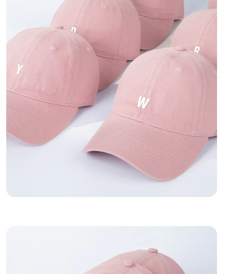 Pink Baseball Cap with Logo for Girls — feature 16