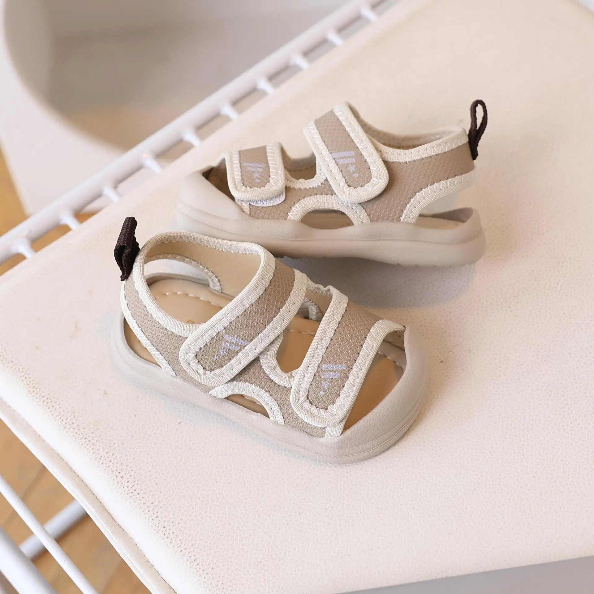 2026 Summer Toddler Sandals White Beige