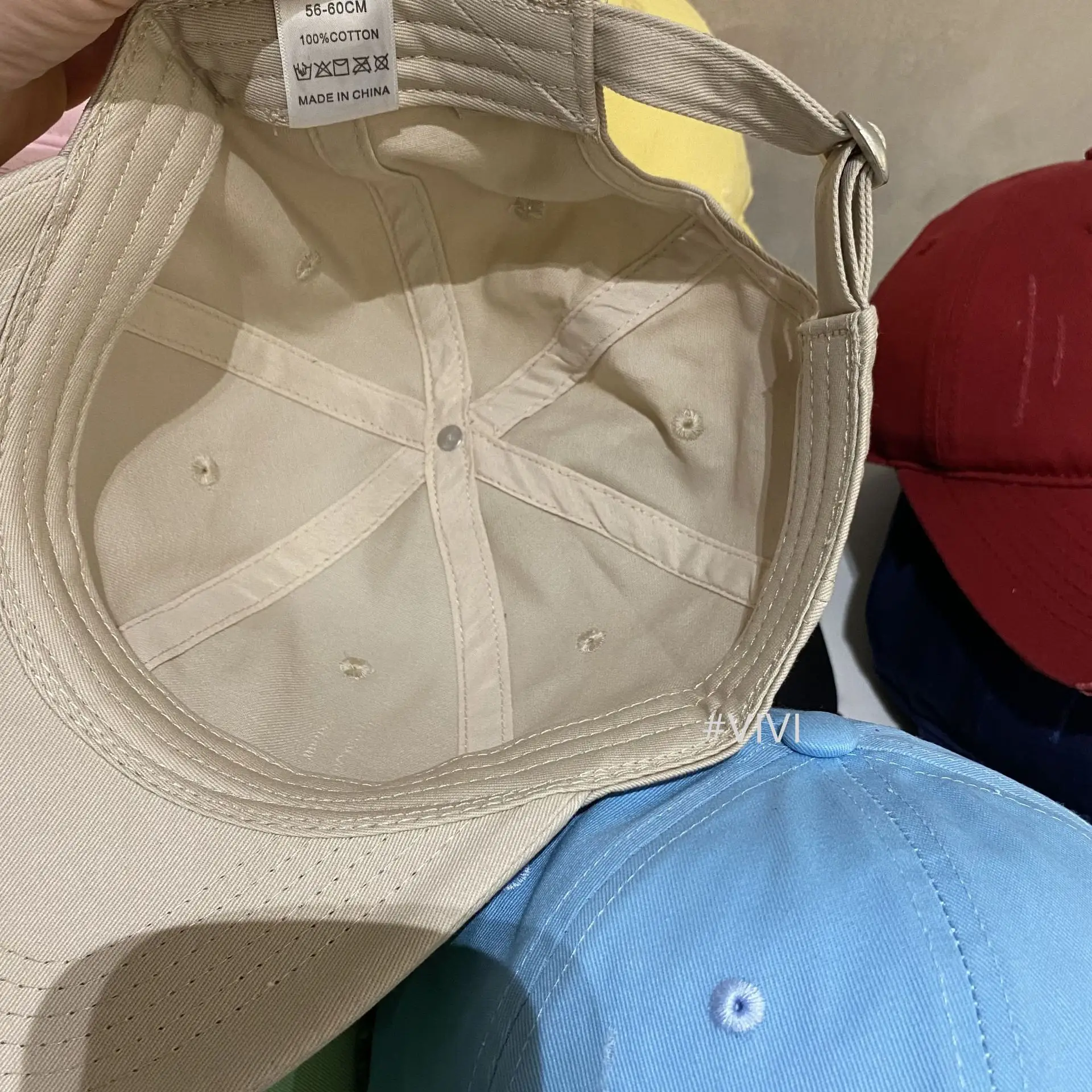 VIVI Beige Baseball Cap for Women Men Outdoor Sunscreen — feature 5