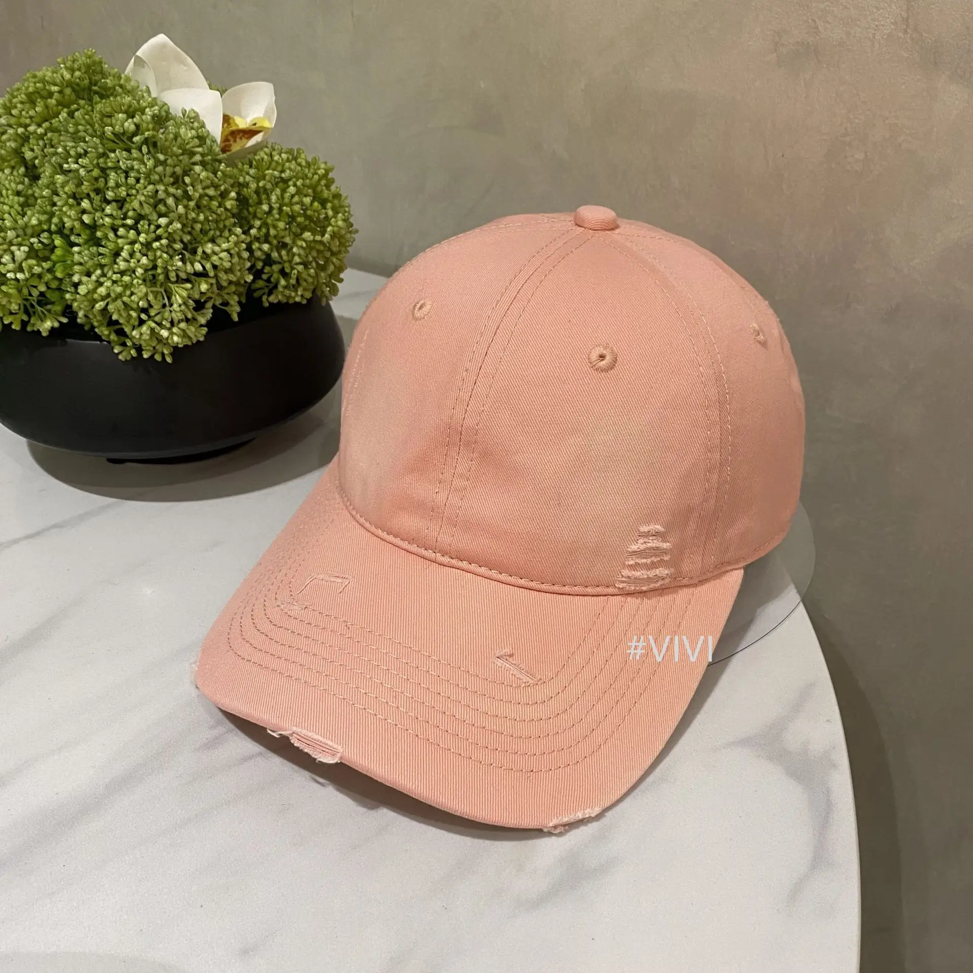 VIVI Beige Baseball Cap for Women Men Outdoor Sunscreen - Image 9