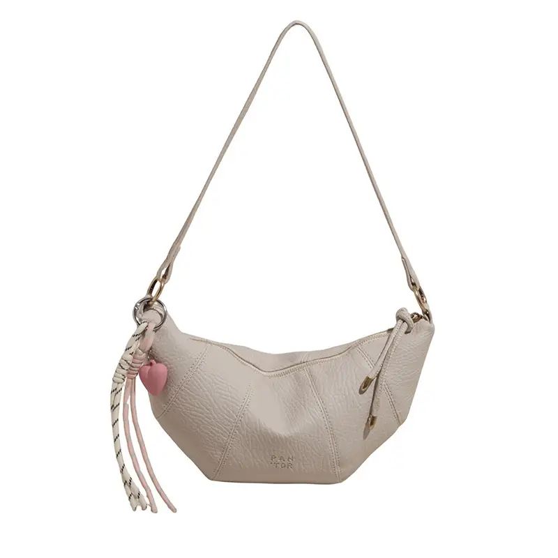 2026 French Style Niche Bags for Women, Cute Crossbody & Shoulder, Spring Summer Croissant Design - Image 11
