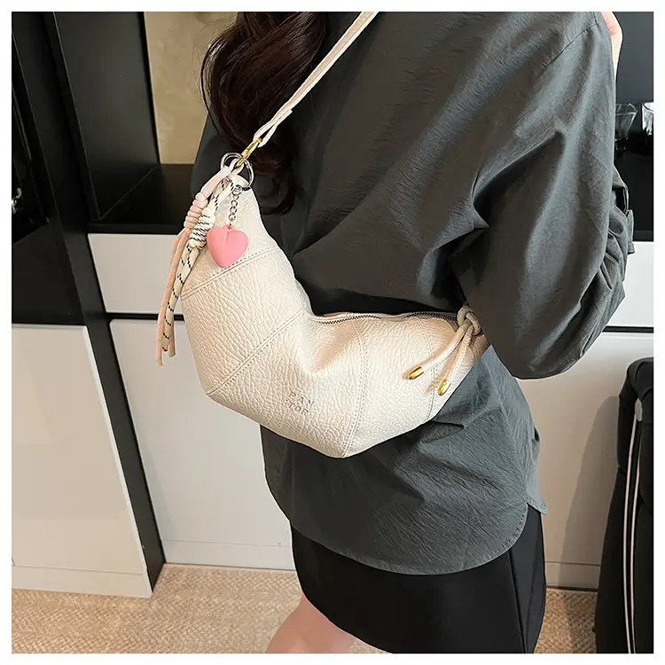 2026 French Style Niche Bags for Women, Cute Crossbody & Shoulder, Spring Summer Croissant Design — feature 23